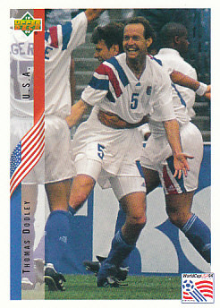 Thomas Dooley USA Upper Deck World Cup 1994 Eng/Ita #7